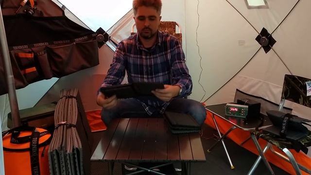 Пол TERNIKS в зимнюю палатку. Сравнение моделей. смотреть онлайн