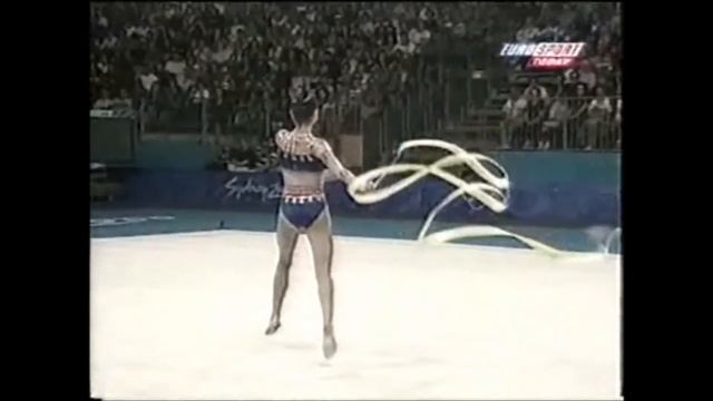 Alina Kabaeva (RUS). Final Individual. Cinta. Sydney 2000