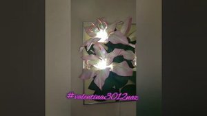 Лилия из изолона-светильник-картина обзор