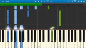 Звери - Напитки Покрепче (на пианино Synthesia)