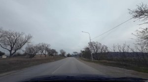 Дорога с Парка живой истории Федюхины высоты в Балаклаву. Ускорено