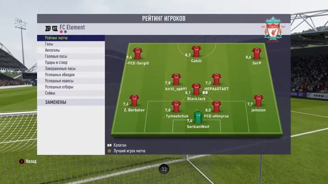 RCPL, Первый Див. 12 тур. Followers - FC Element (26.11.17) смотреть онлайн