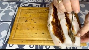 ВКУСНОЕ САЛО  - Солим сало с прослойками из специй