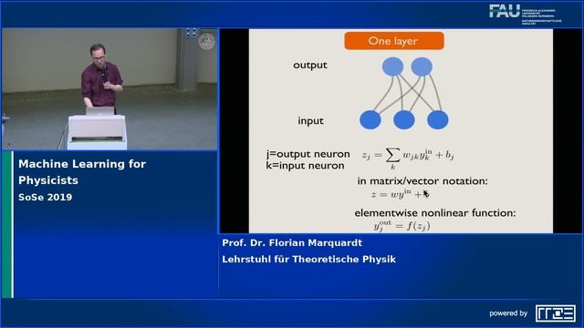 Machine Learning for Physicists (Lecture 1) смотреть онлайн