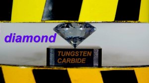 HYDRAULIC PRESS VS DIAMOND  NATURAL AND ARTIFICIAL