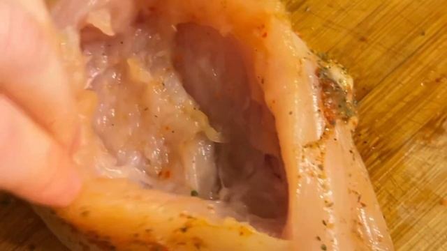 Курячі кишеньки з овочами і сиром @HappyBearFood