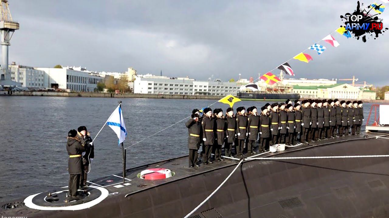 Подлодка Волхов вошла в состав ВМФ России видео новости