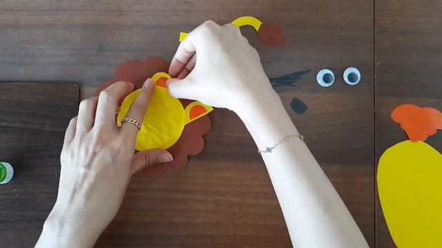 lion craft for preschoolers| lion craft idea смотреть онлайн