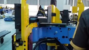 Трубогиб YLM CNC65MS 5A гибка трубы 602 08ПС радиус 1101 8DR