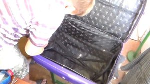 Усиление ручек и устранение разрыва на чемодане