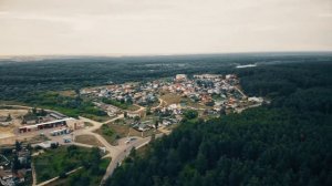 Россия Ковров район Текстильщик. Russia Carpets region Textile worker. Flight from a DJI drone.