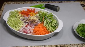 Салат из овощей на каждый день. Можно есть даже ночью. ОЧЕНЬ ВКУСНЫЙ!