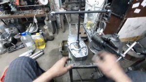 Золотниковый клапан на бронзе на месте. Наглядно.