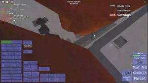 Running away of a giant! | Roblox, Snowy Giantess RP