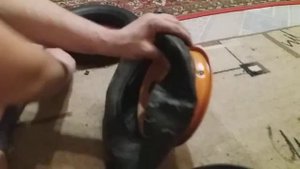 Замена камеры в колесе тачки