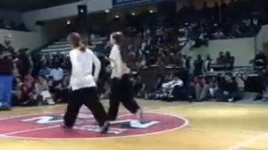 POPPING BATTLE - salah and dammon﻿ vs 2 girls