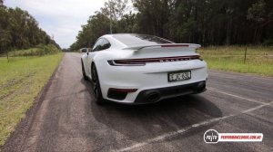 2021 Porsche 911 Turbo S 0-100km/h & engine sound