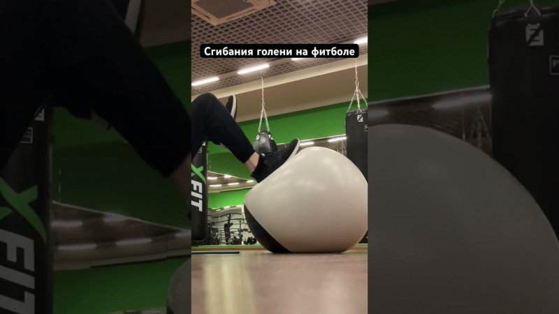 Сгибания голени #stabilityball #фитбол