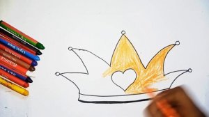 Drawing shapes for children Prince Crown / Рисование фигур для детей  2022