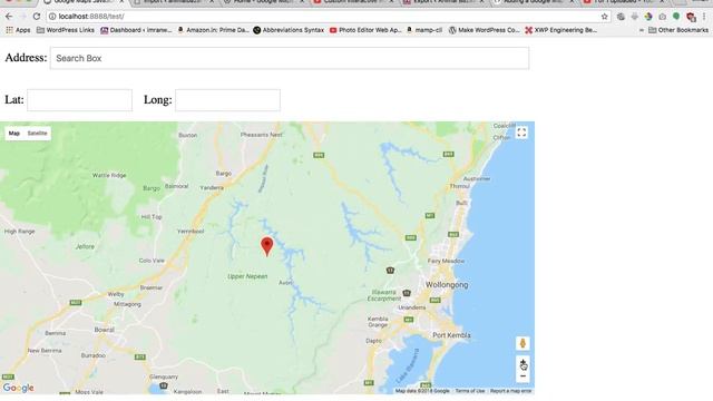 Google Maps JavaScript API Create a Marker