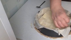 Хрустящий пирог с творожно- грушевой начинкой из теста фило