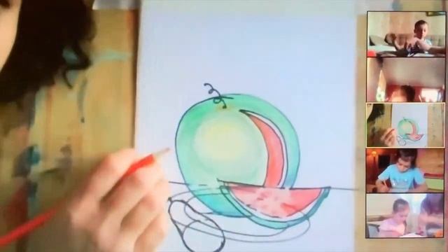 Онлайн занятия по рисованию для детей с 4 до 7 лет - Детский центр «Золушка» г. Одинцово смотреть онлайн