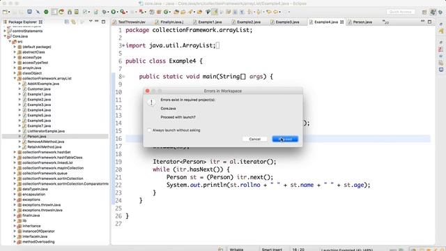 ArrayList Class in Collection Framework