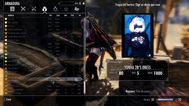 Skyrim: YoRHa 2B Follower смотреть онлайн