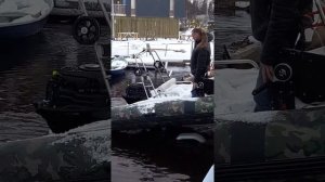 Продолжение обкатки мотора Сузуки дф 30 атл с мастером из магазина