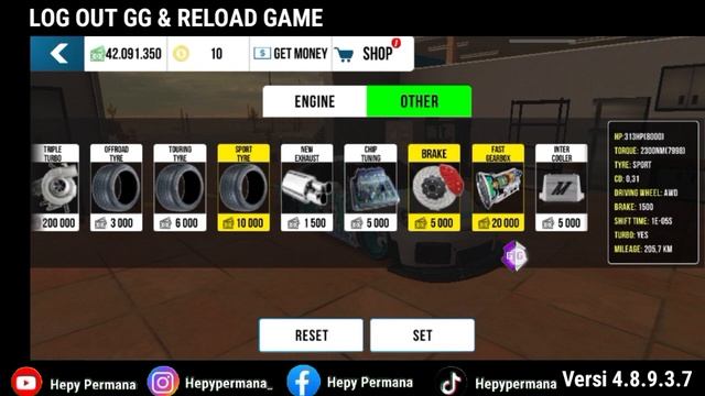 TUTORIAL CARA BUAT TUNE UP PORCHE 911 NEW VERSI CAR PARKING MULTIPLAYER 4.8.9.3.7
