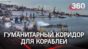 Россия обеспечит безопасный выход иностранных судов из порта Мариуполь
