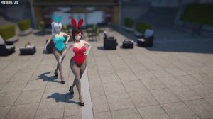 【MMD RWBY】 Bunny Style - WhiteRose