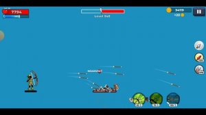 The archers 2_Double Bow+Bullet time+Double arrows VS level 340 boss