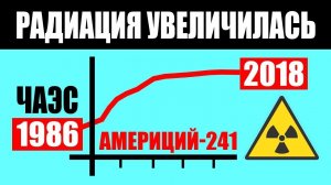 Чернобыльская радиация не уменьшилось, но увеличивается