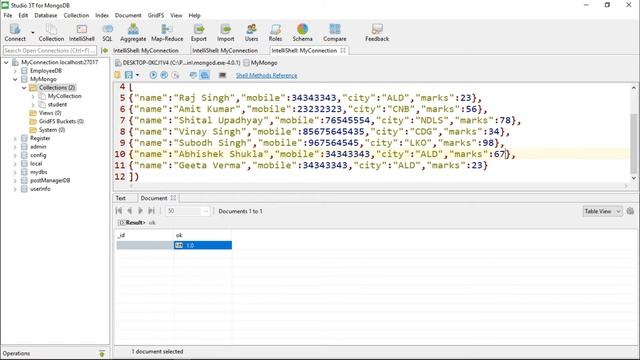 9- How to Read | Query Documents from Collection in MongoDB | MongoDB Tutorial in Hindi