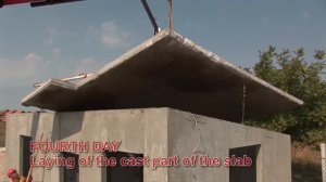 Foam concrete house construction