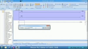 Wecon PLC Editor: простые команды/simple instructions