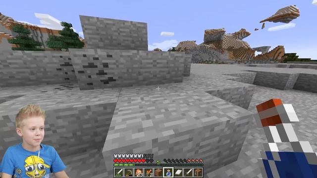 Нубики Нашли Эндер Крепость и Эндер Портал в Майнкрафте #4 Выживание с Папой в Minecraft смотреть онлайн