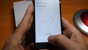 Xiaomi Redmi 4X - работа сканера отпечатков пальцев.