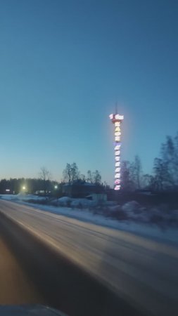 Родная сторона. Проезжаем мимо  деревни Малый Куяш, Челябинской области