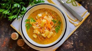 Суп с корейской морковью