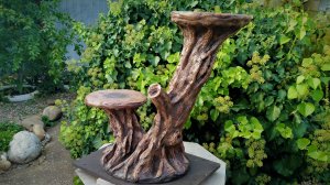 Подставка для цветов из цемента своими руками