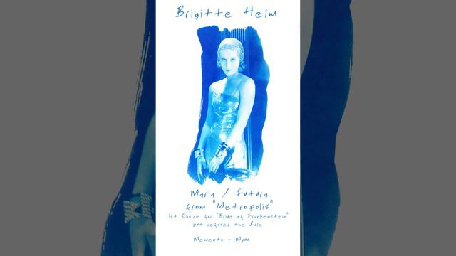 Brigette Helm #art #cyanotype #scifimovies