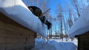 Поездка в избушку на снегоходах / Yamaha Viking 540V / Жизнь в тайге