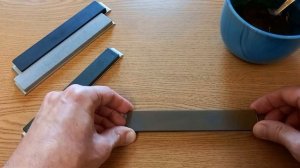 Наклейка камней / брусков скотчем на алюминиевый бланк. ГОД СПУСТЯ