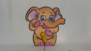 Деревянная стукалка "Слон Семен", ТМ "Ларец чудес"