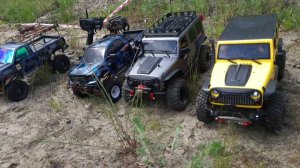 Первый сбор 2020 на Трофи Рейд г. Курск. Traxxas TRX4 Sport, G500, Wrangler, RGT, Tamiya, Axial.