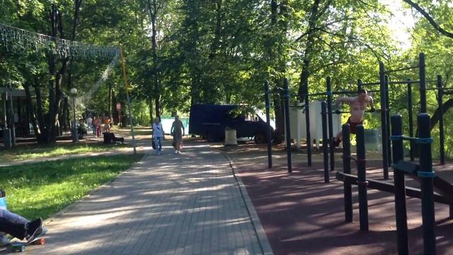 Москва 2845 Воронцовский парк, Большой Воронцовский пруд лето день