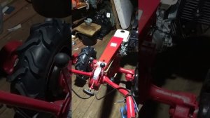 Мотоблок МТЗ Беларус, итог результата смазки тросиков сцепления и газа.