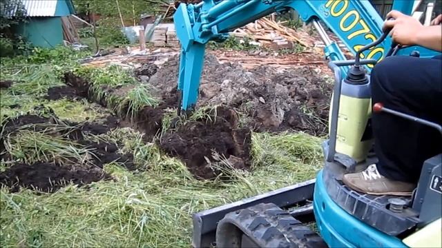 Мини экскаватор yanmar. Заказ работ 8915-440-40-21. Московская обл. смотреть онлайн